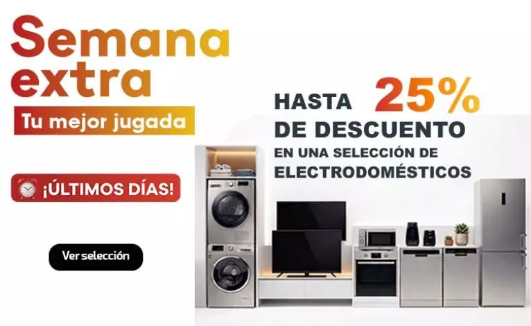 Hasta el 25% de descuento en la Semana Extra de Milar ultimos dias