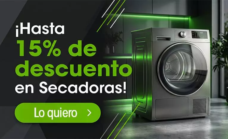 Hasta 15% de descuento en secadoras