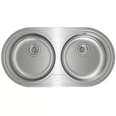 Fregadero Teka DR-80 2C INOX Acero Inox