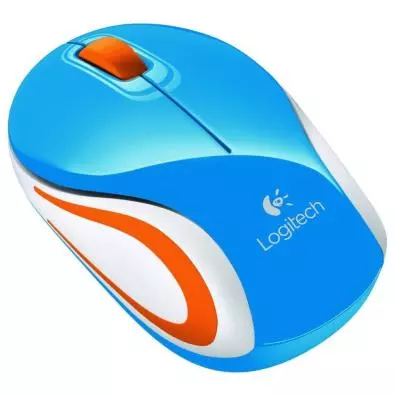 Ratón Logitech M187 Azul Inalámbrico