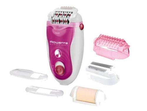Depiladora Rowenta SILENCE SOFT EP-5660 Blanco-Rosa