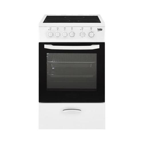Cocina vitrocerámica Beko CSS48100GW | Milar Electrodomésticos