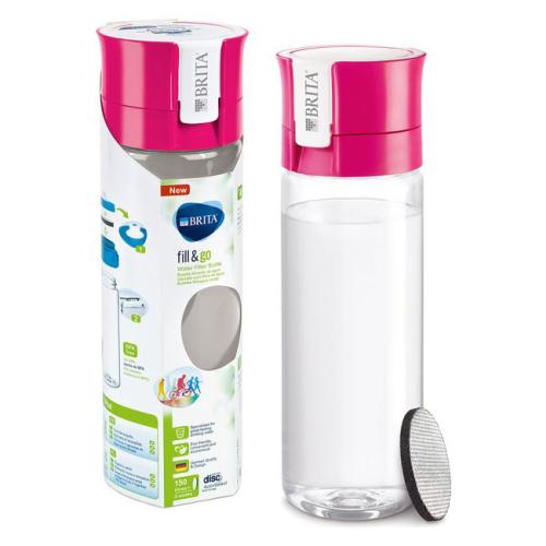 Jarra purificadora Brita Fill&Go Rosa 0,6L