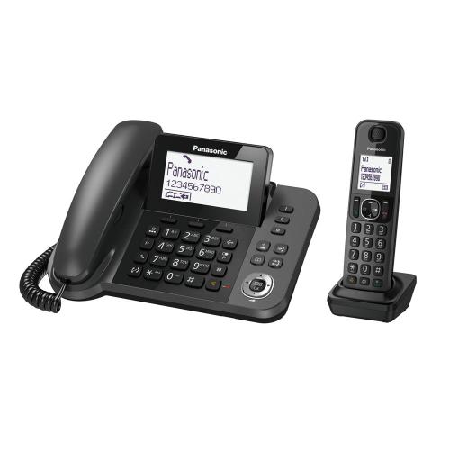 Teléfono inalámbrico Panasonic KX-TGF310EXM Negro