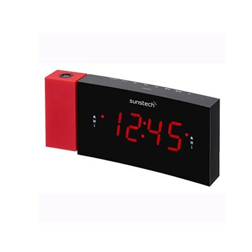 Radio despertador Sunstech FRDP3RD Rojo