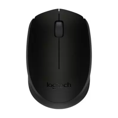Ratón Logitech B170 RF inalámbrico Óptico Ambidextro Negro 