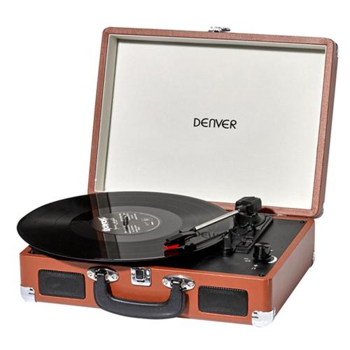 Giradiscos Denver VPL-120 Marrón 2W