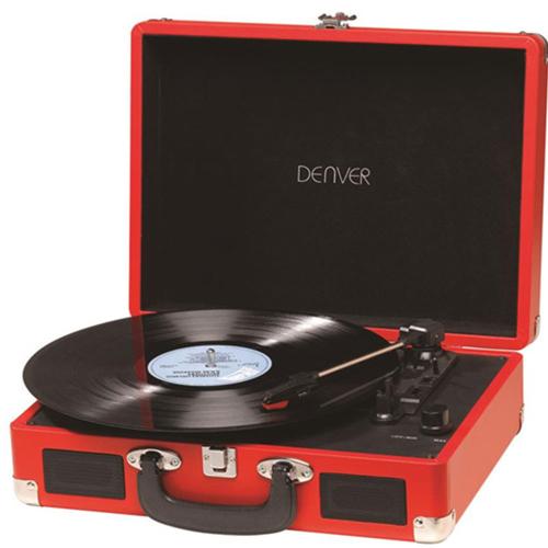 Giradiscos Denver VPL-120 Rojo 2W