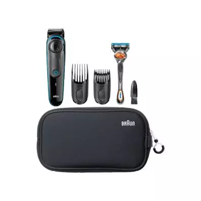 Barbero/perfilador Braun BT3940 Negro/Azul