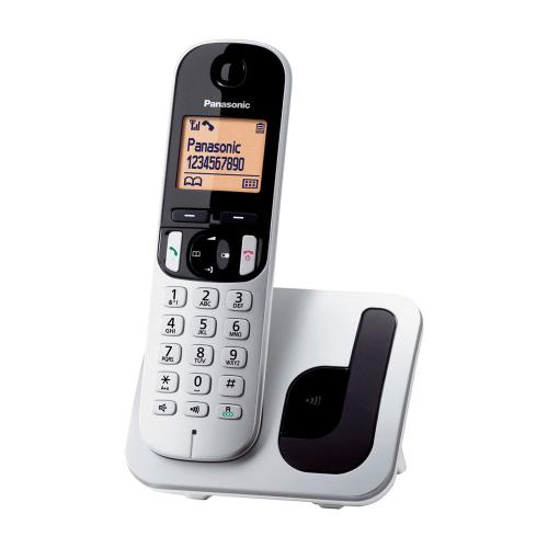 Teléfono Panasonic KX-TGC210SPS Plata y Negro