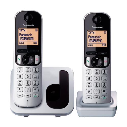 Teléfono Panasonic KX-TGC212SPS plata