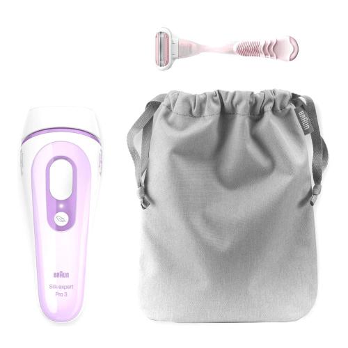 Depiladora IPL Braun SILK-EXPERT PRO 3 PL3012 Blanco/Lila