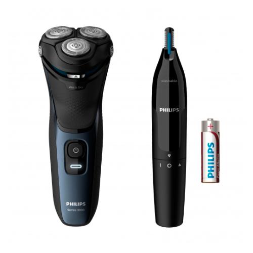 Afeitadora Facial Philips S3134/57 + Naricero