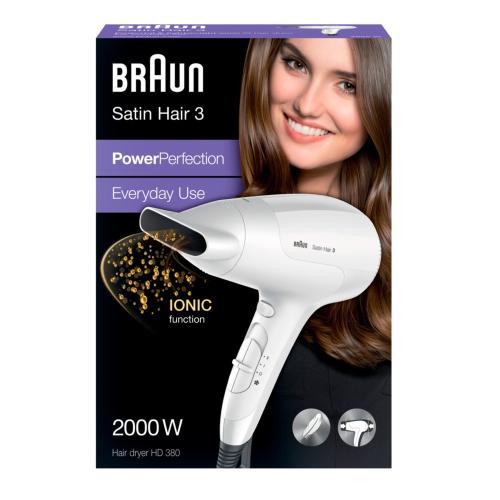 Secador Braun Cuidado personal HD380 Milar Electrodom sticos