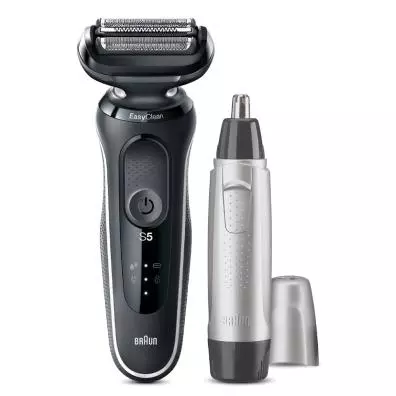 Afeitadora Facial Braun Cuidado personal 51W100 SERIE 5 +EN10 RECARGABLE 1 CABEZAL