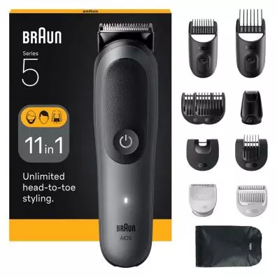 Afeitadora facial Braun Cuidado personal AIO5560 SERIE 5