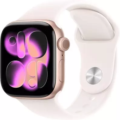 SmartWatch Apple WATCH SERIES 11 GPS + CELLULAR 42MM ROSE GOLD ALUMINIUM CASE WITH LIGHT BLUSH SPORT BAND - S/M