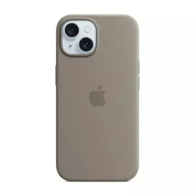 Funda  Apple SILICONA CON MAGSAFE IPHONE 15 PLUS ARCILLA
