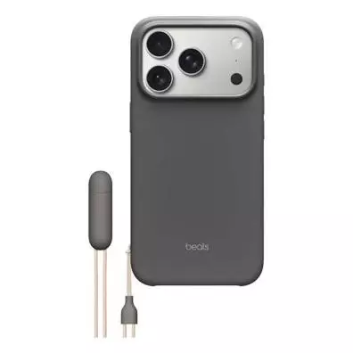 Funda Apple KICKSTAND BEATS CON MAGSAFE IPHONE 17 PRO GRIS ANTACRITA