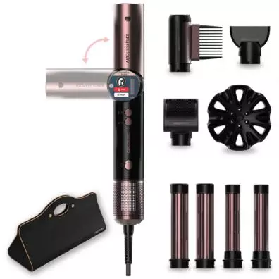 Moldeador Cecotec AIRGLISSE 8IN1 FLEX BLACK