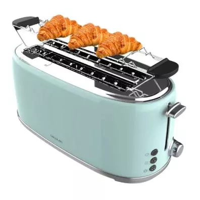Tostador Cecotec TOAST&TASTE 1600 RETRO DOUBLE BLUE