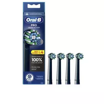 Cabezal de recambio Oral-B PRO CROSS ACTION NEGRO 4 UNS