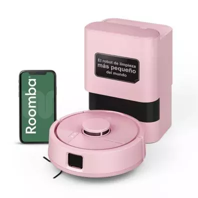 Robot aspiradora iRobot ROOMBA MINI COMBO ROSA F155640