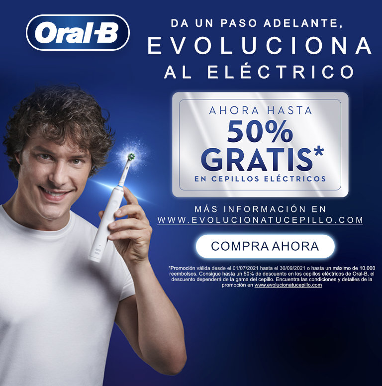 Compra tu producto Oral B y consigue hasta un 50% de reembolso
