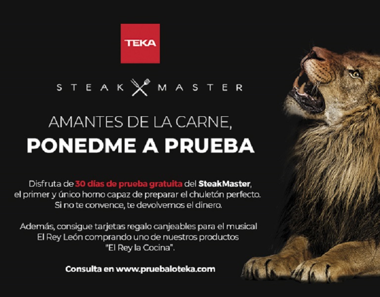 Compra tu horno SteakMaster de Teka y consigue 30 días de prueba