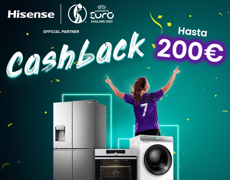 Compra tu electrodoméstico Hisense y consigue hasta 200 euros de reembolso
