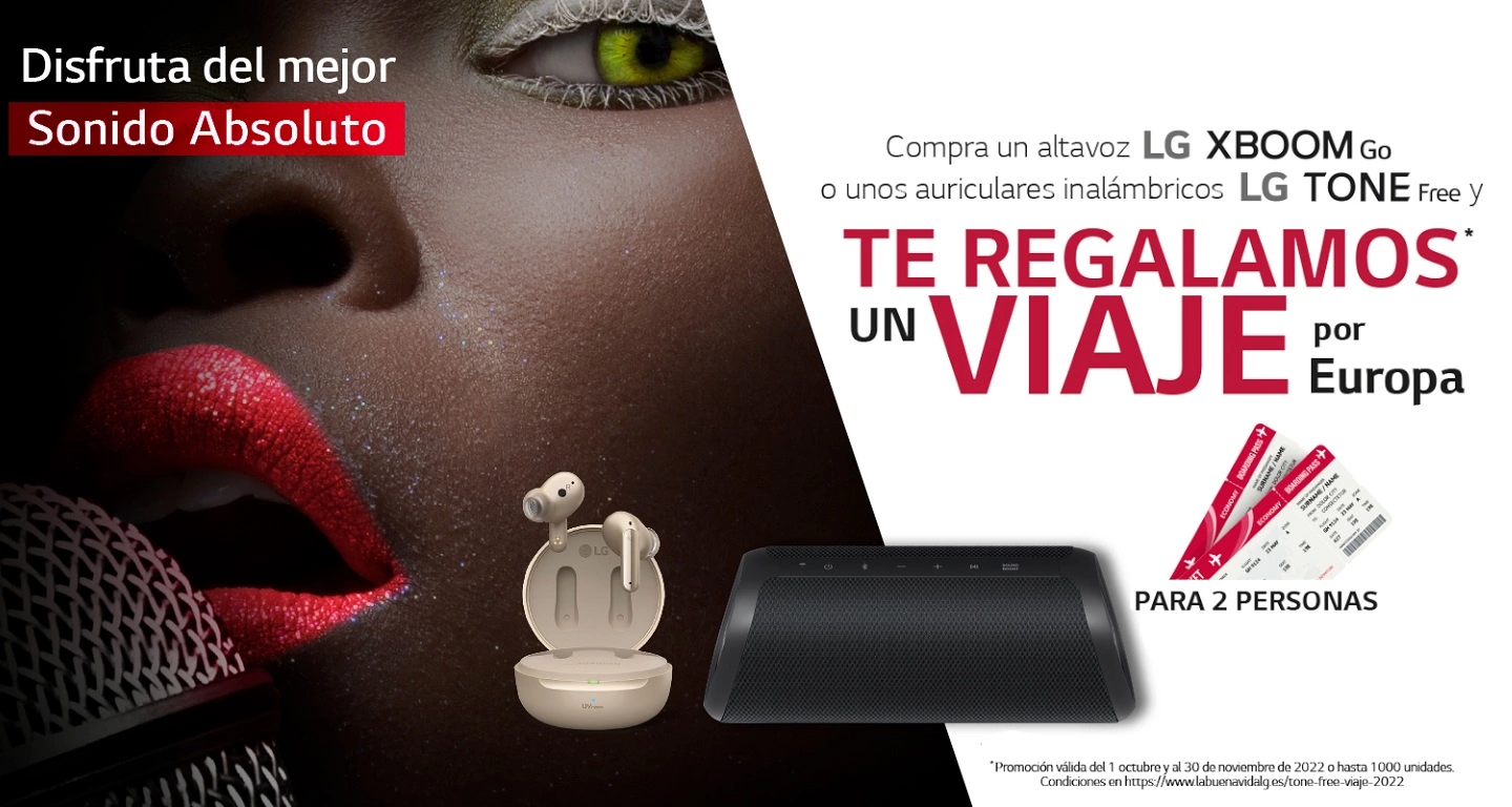 Con LG consigue un vuelo de ida y vuelta por Europa para dos personas