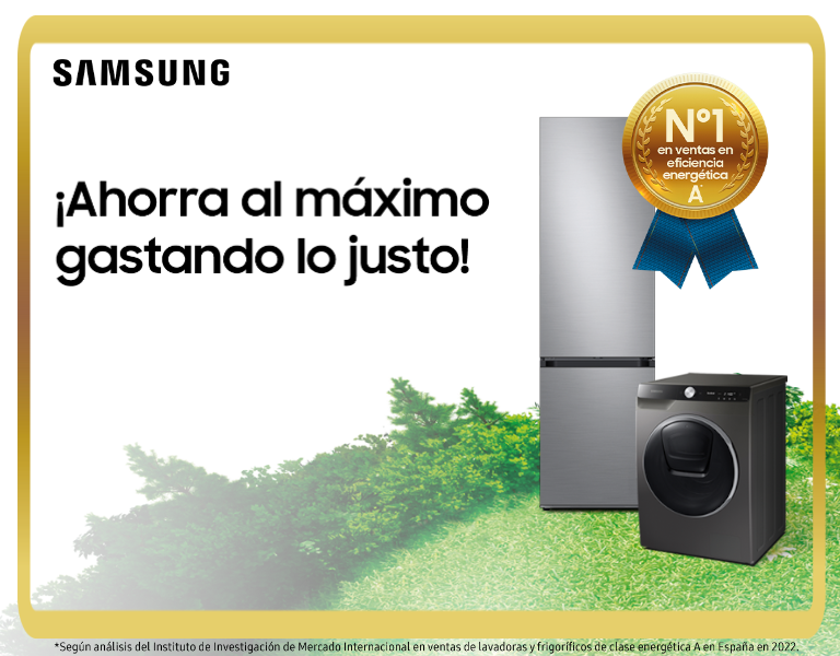 Los electrodomésticos Samsung te hacen la vida más fácil a ti y a tu factura de la luz