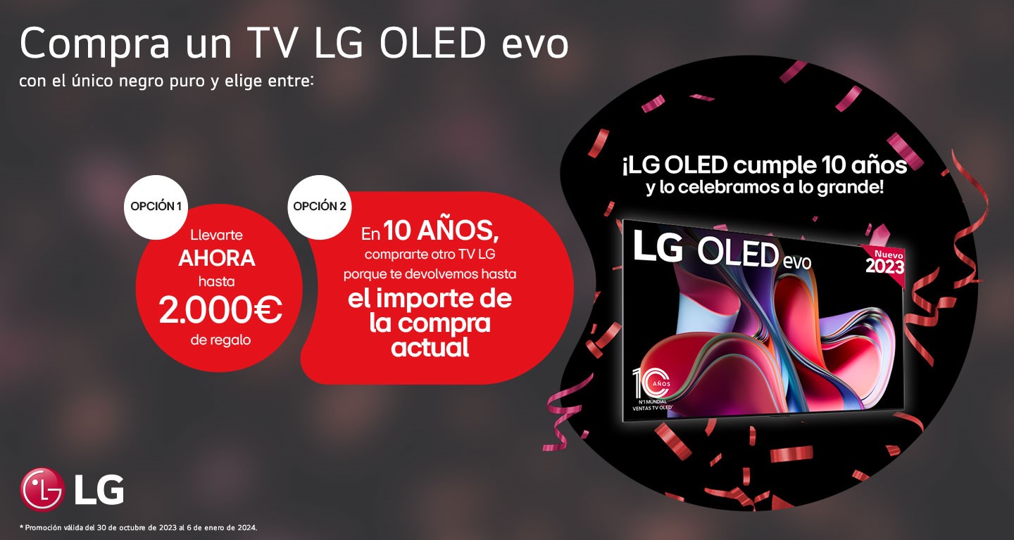 Celebra junto a LG el 10º Aniversario de sus televisores OLED