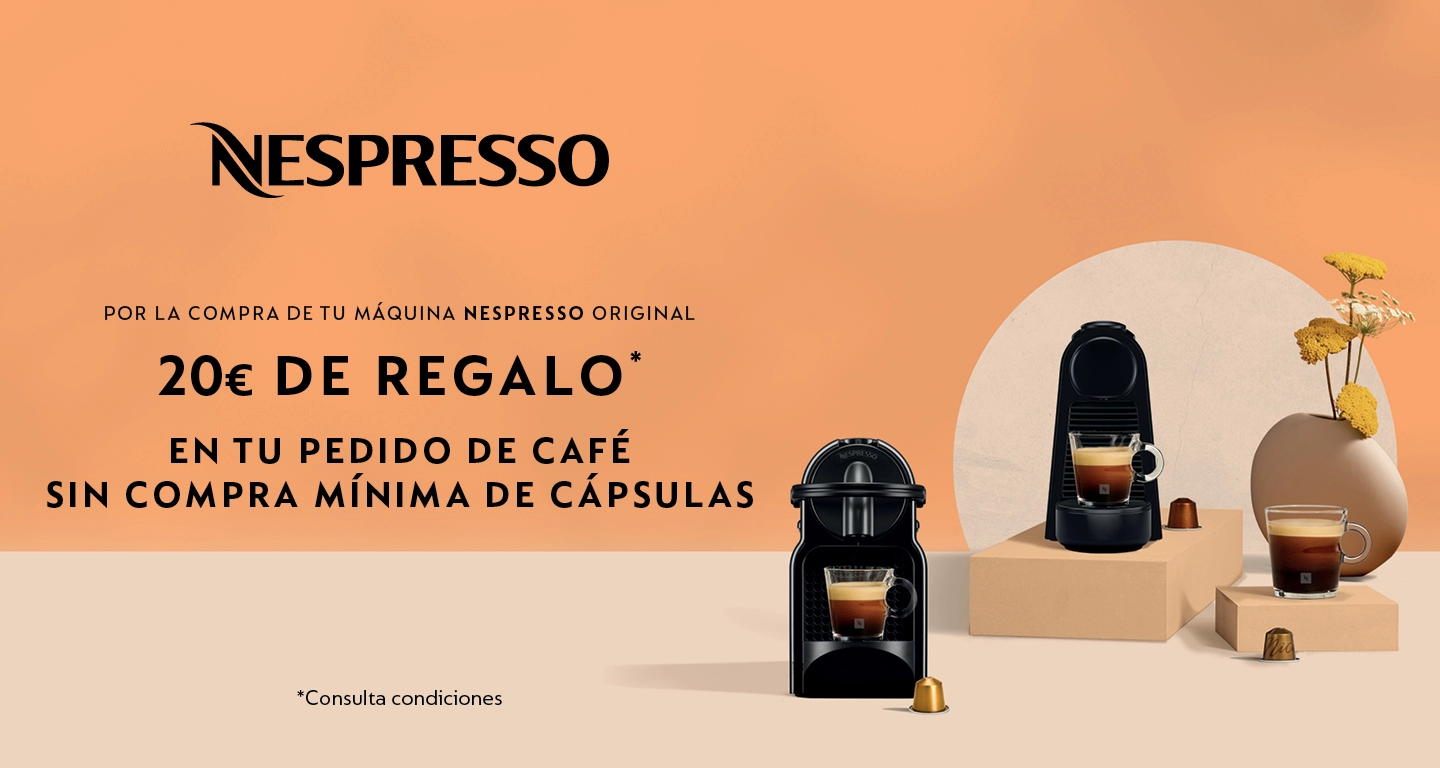 Nespresso te regala 20 € en tu próximo pedido de café