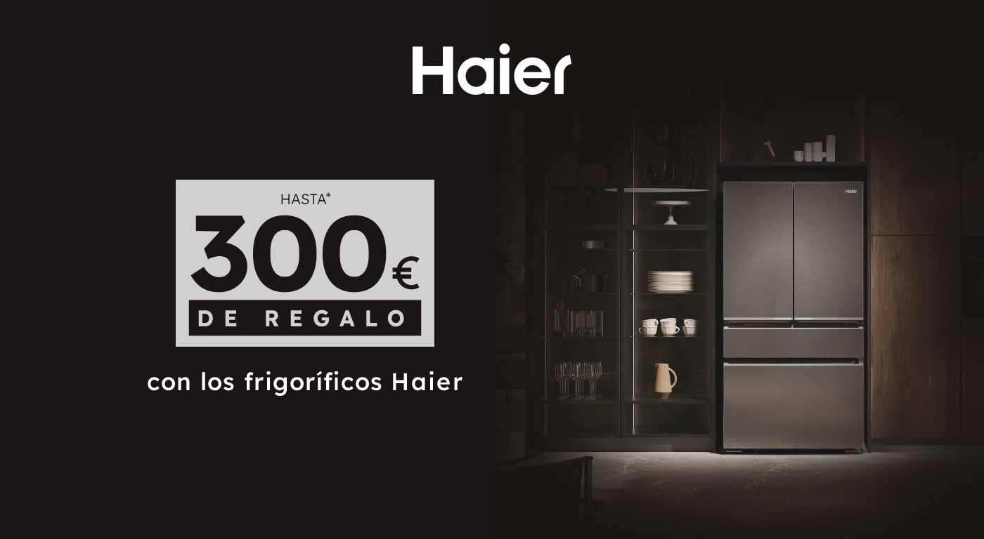 Te regalamos hasta 300€ en frigoríficos Haier