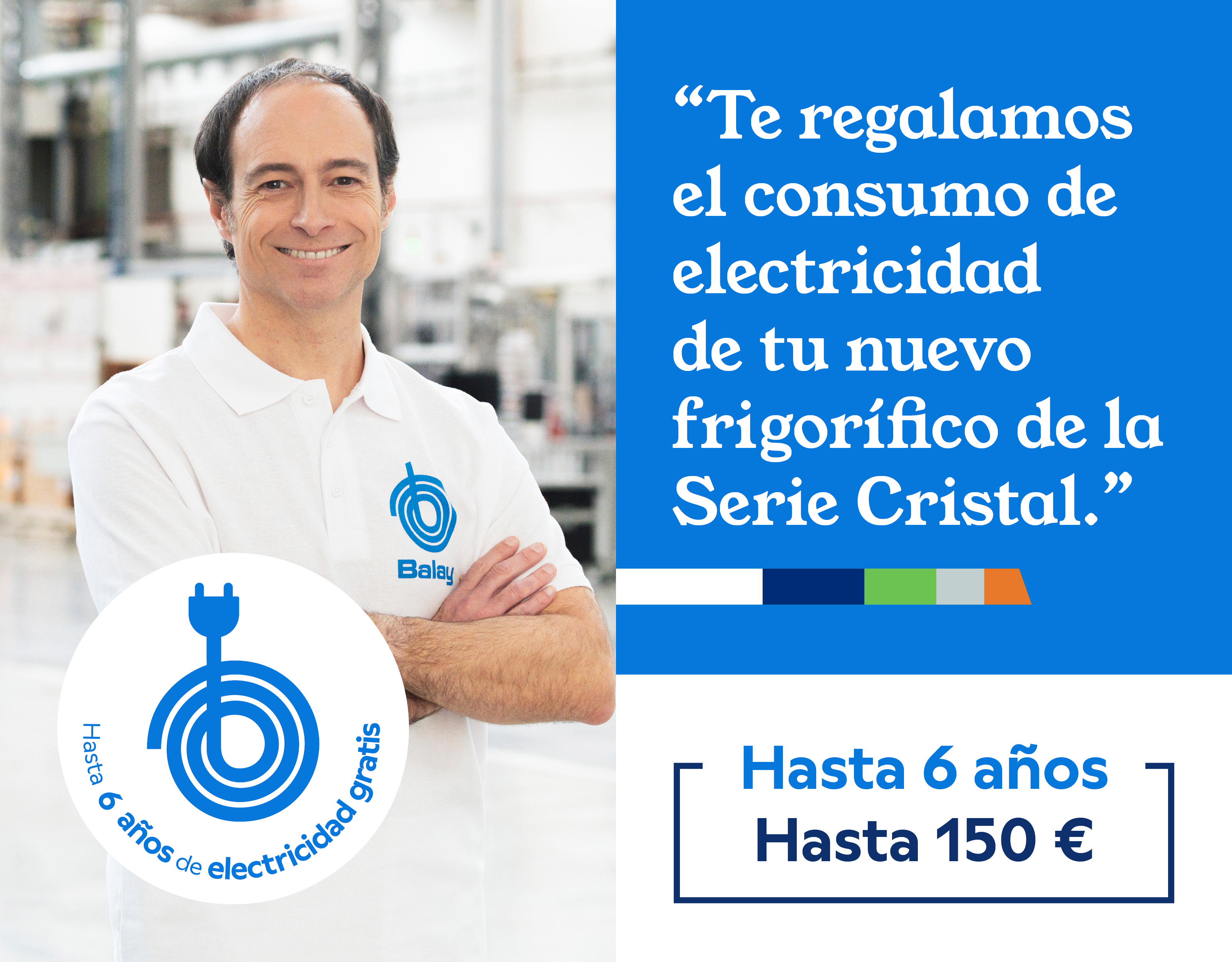 Balay te paga el consumo eléctrico de tu frigorífico Serie Cristal (hasta 150€)