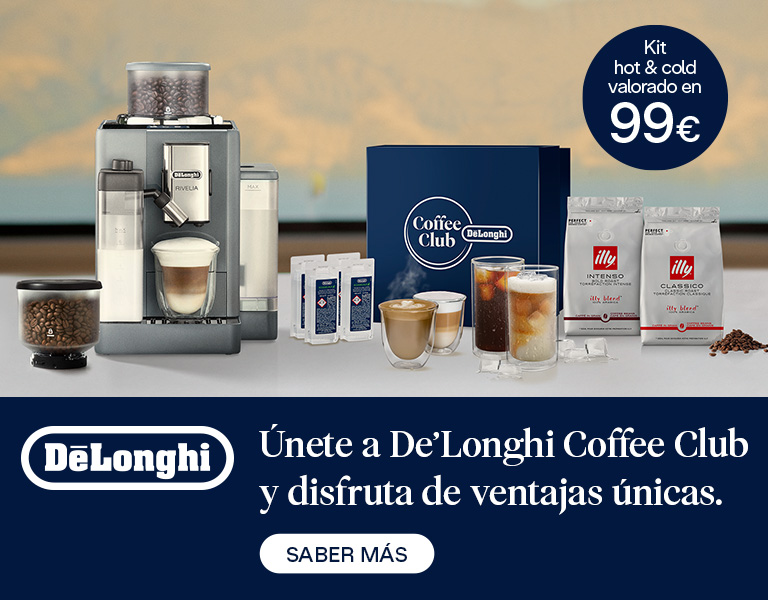 Consigue un Kit exclusivo de 99€ al comprar tu cafetera De'Longhi   