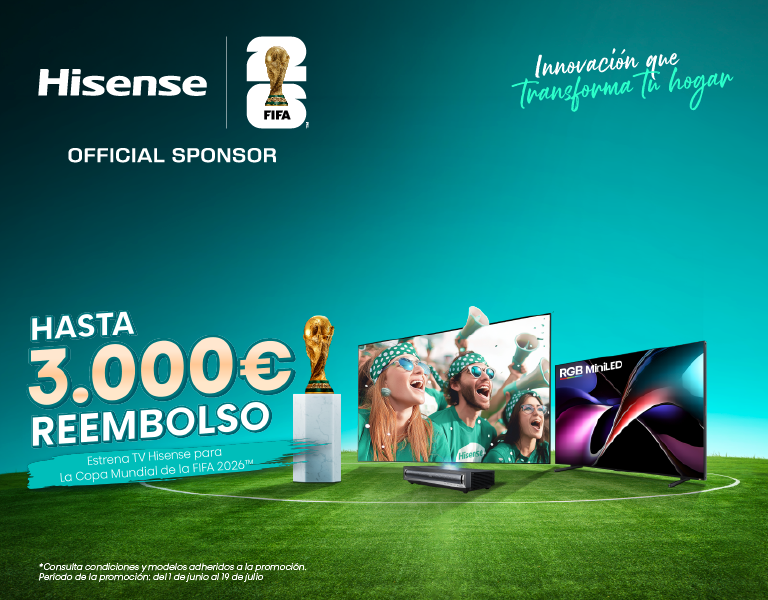 Llévate hasta 3.000€ de cashback al estrenar tu TV Hisense en Milar