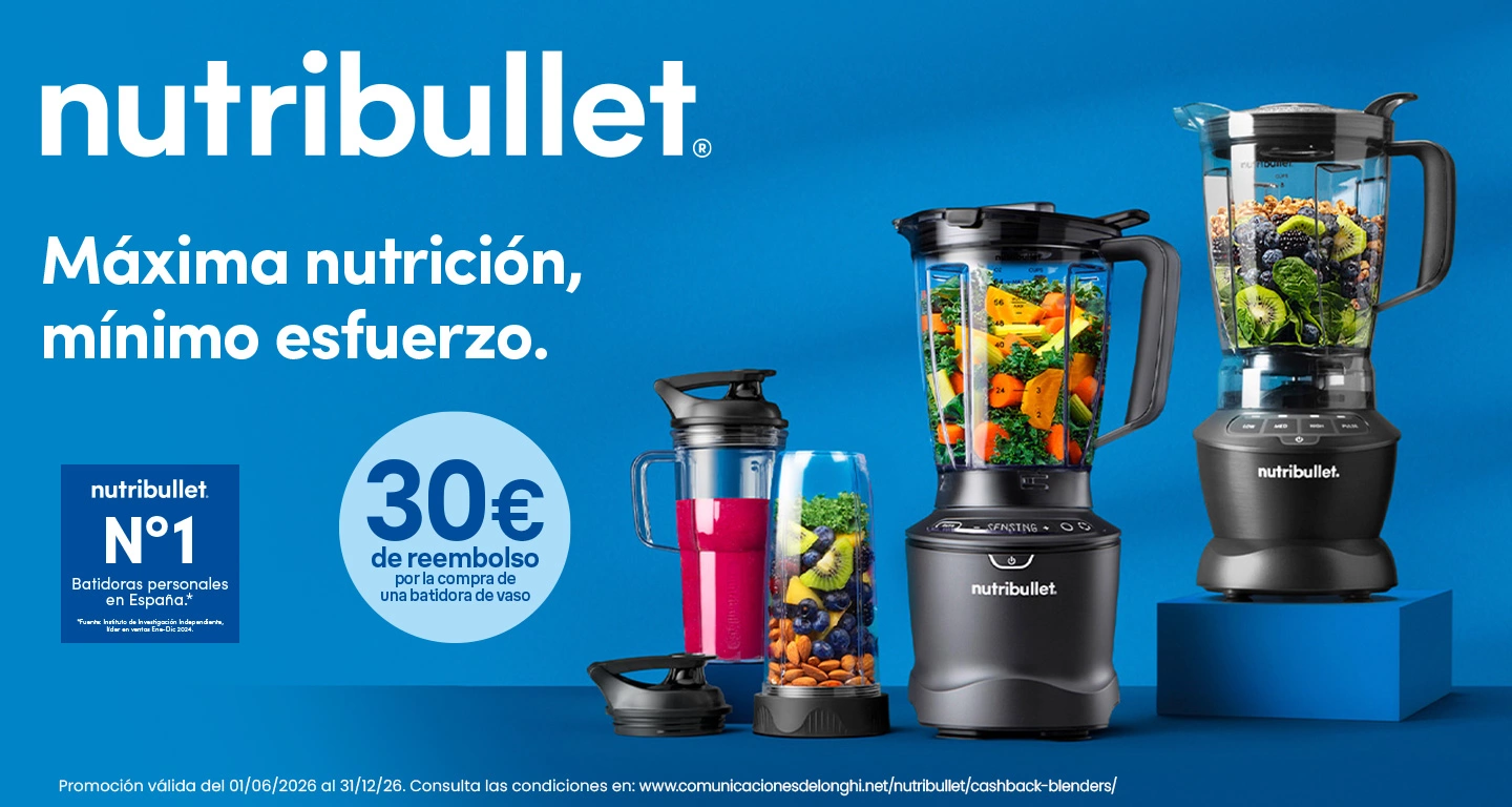 Reembolso de 30€ al comprar tu Nutribullet