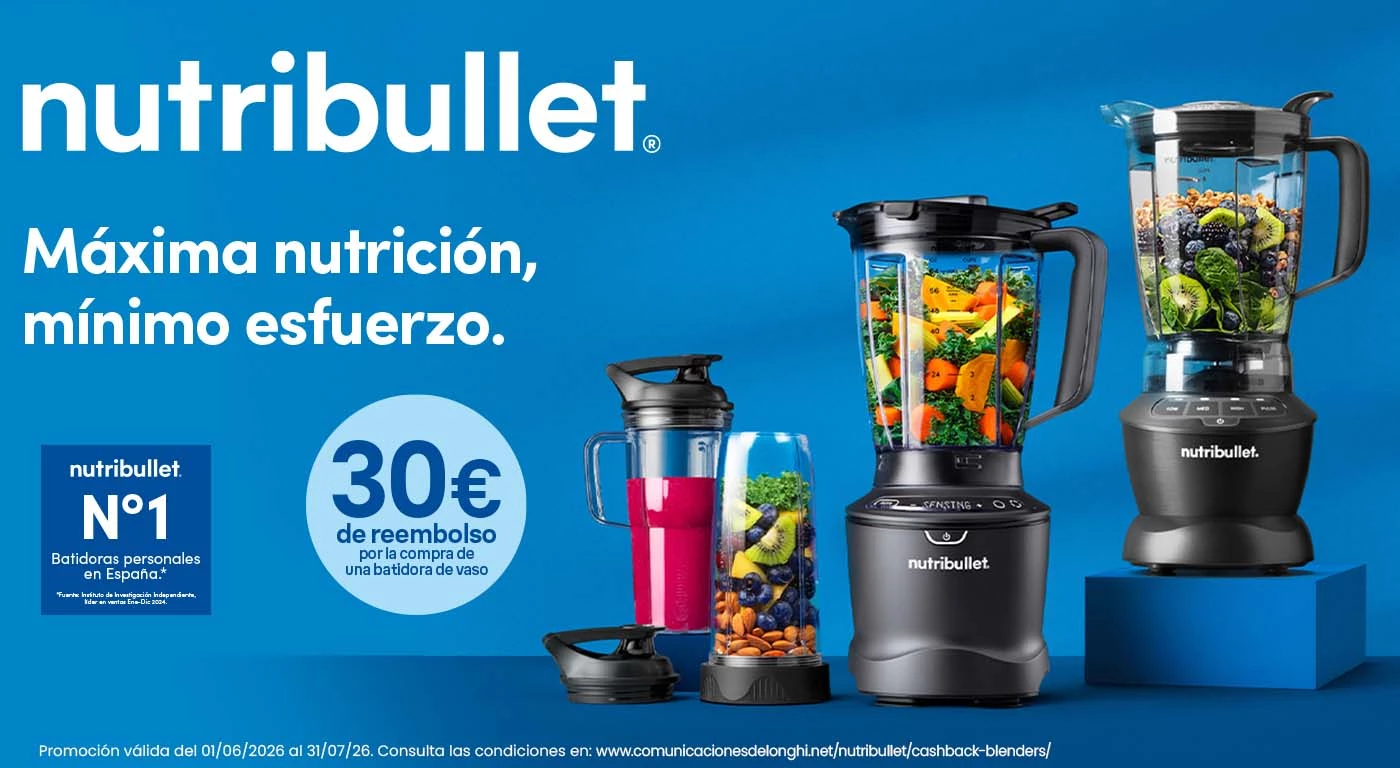 Reembolso de 30€ al comprar tu Nutribullet