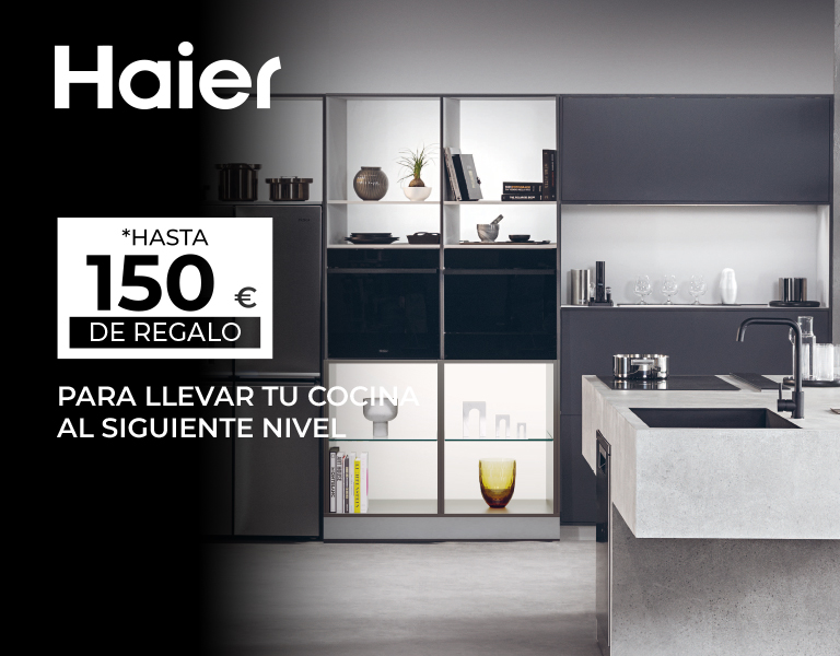 Consigue hasta 150€ de reembolso al renovar tu cocina con Haier