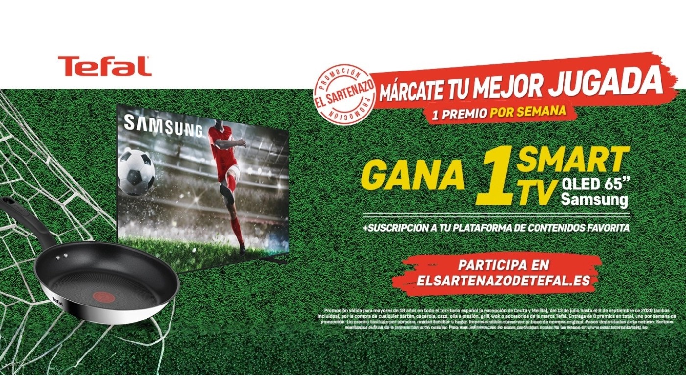 Participa en El Sartenazo de Tefal y gana un TV Samsung 65