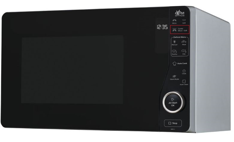 Microondas Samsung MG23T5018CW/EC, 800W+Grill, 23 Litros